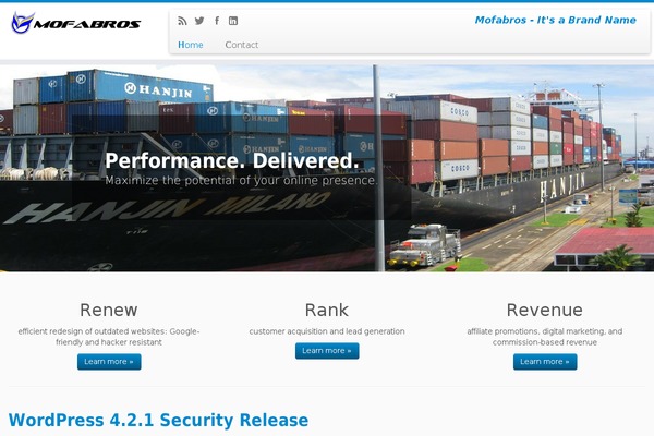 Site using All In One WP Security & Firewall plugin