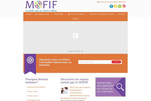 U Design Child theme site design template sample