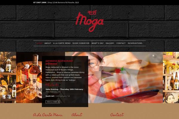 Moga theme site design template sample