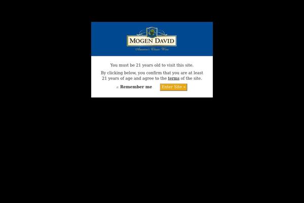 Site using Age Verify plugin