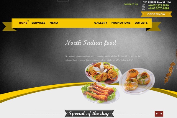 Site using Easy WordPress Parallax Slider plugin