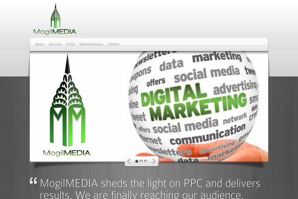 Deepfocus theme site design template sample