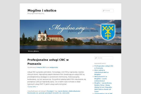 Twenty Eleven theme site design template sample