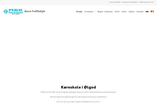Generatepress_child theme site design template sample