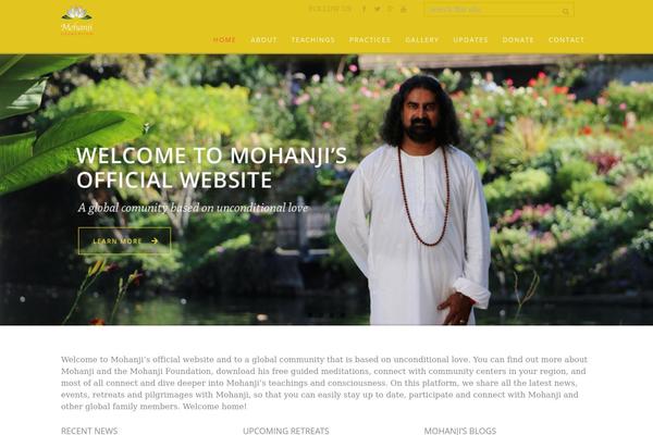 mohanji.org site used THBusiness