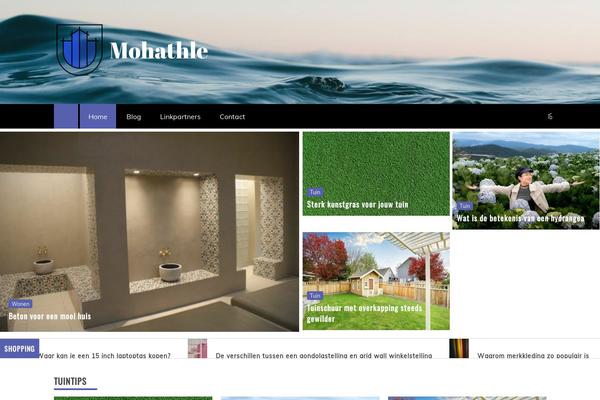 Refined Magazine theme site design template sample