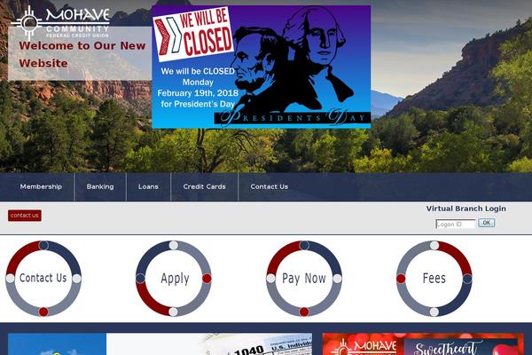 mohavecommunityfcu.com site used Builderchild-abstract