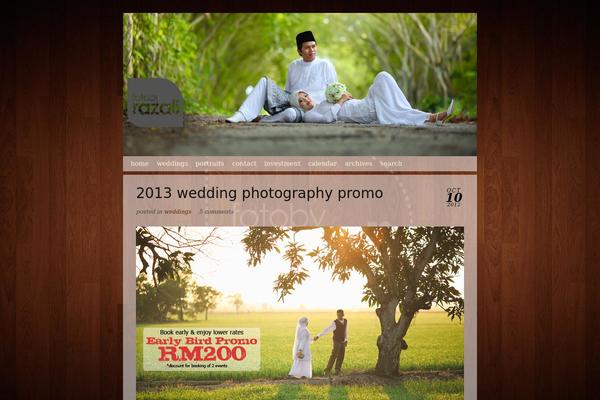 ProPhoto 3 theme site design template sample