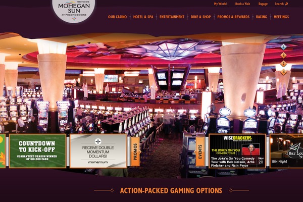 mohegansunpoconodowns.com site used Mohegansun