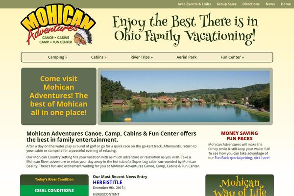 mohicancanoe.com site used Mohicanadventures