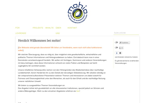 mohio.org site used Mohio-generatepress