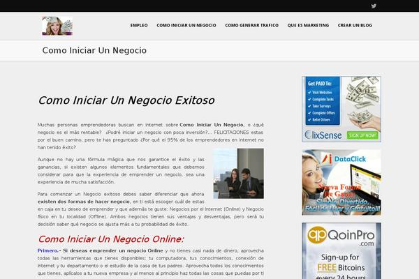 A1 theme site design template sample