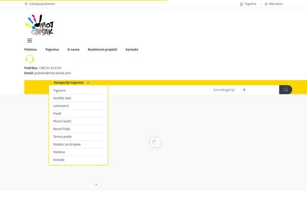 Electro theme site design template sample
