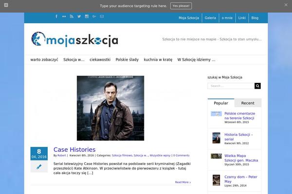 Site using CPO Widgets plugin