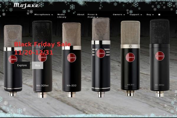 mojaveaudio.com site used Athena_pro