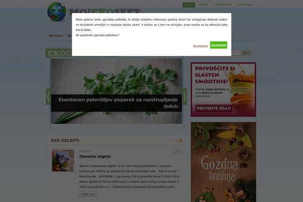 Magazine theme site design template sample