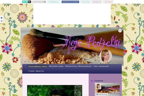 mojepedzelki.blog.pl site used Onet-motyw