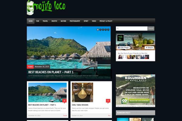Boulevard theme site design template sample