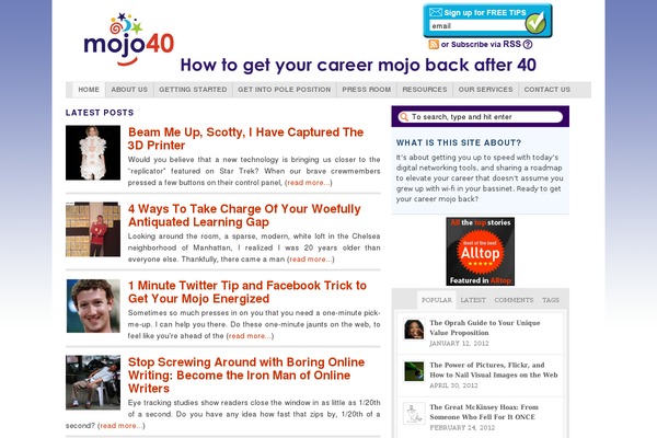 The Morning After theme site design template sample
