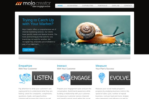 Breeze theme site design template sample