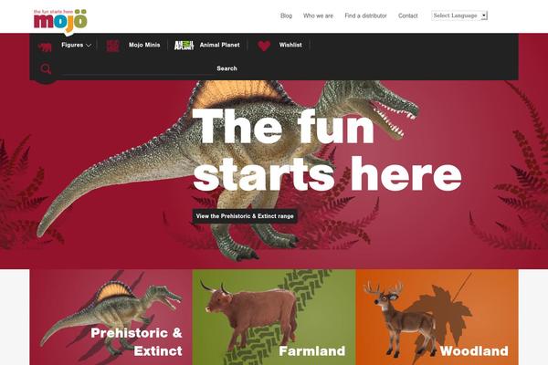 Mojo theme site design template sample