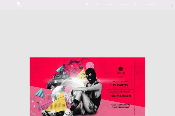 Dante theme site design template sample