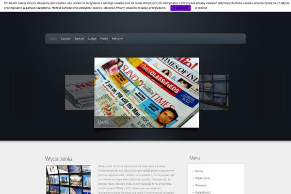 Storefront theme site design template sample