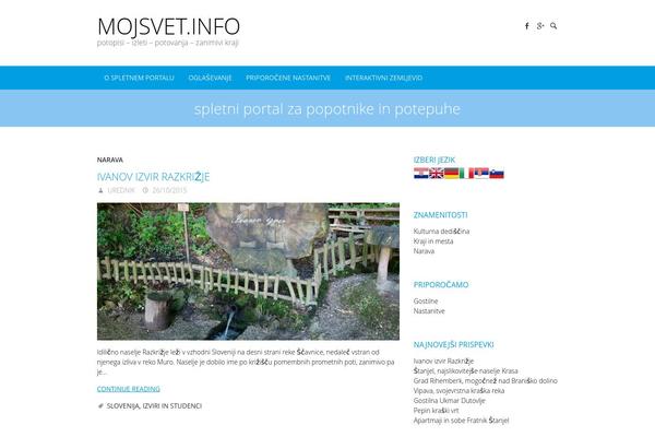 Oxygen theme site design template sample