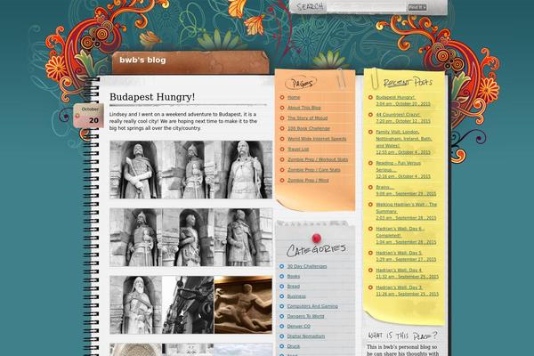 mojud.com site used Wp-theme-notepad-chaos