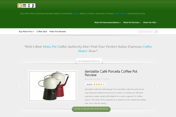 InReview theme site design template sample