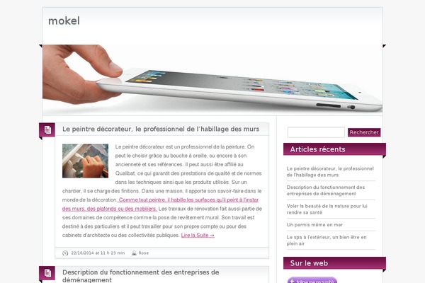 BlogoLife theme site design template sample