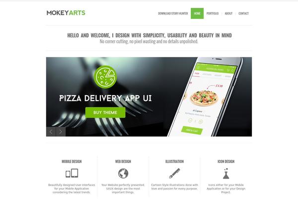 Bigbang theme site design template sample