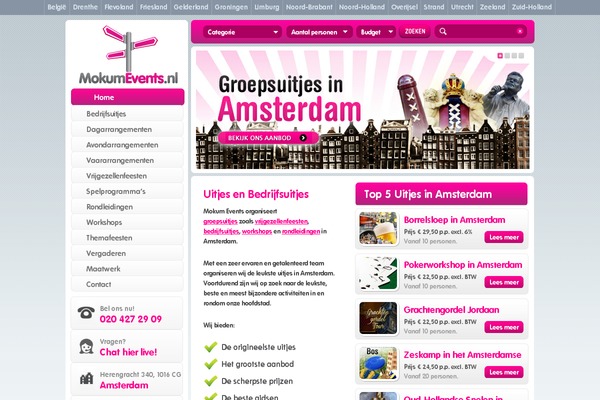 mokum-events WordPress theme, websites list used mokum-events theme mokum-events theme websites examples