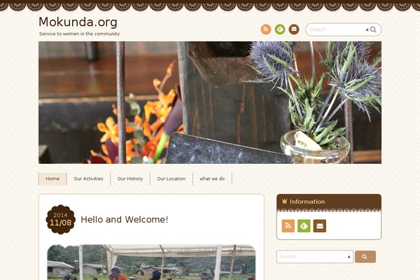 Chocolat theme site design template sample