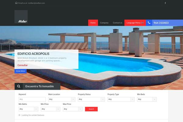 Realhomes Theme theme site design template sample