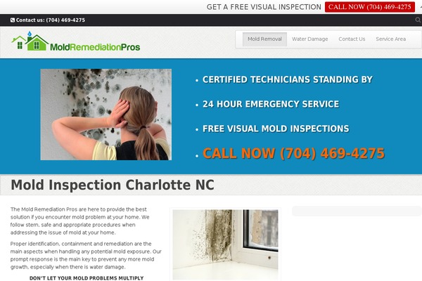 moldremediationcharlottenc.org site used Kallzuwpthemesversion3-1.1