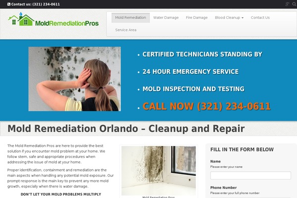 moldremediationorlando.org site used Elegantwriting