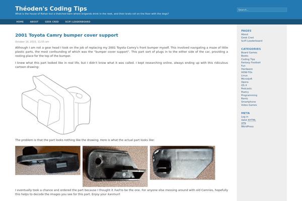 Fluid Blue theme site design template sample