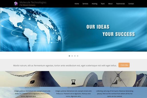 moleculetech.com site used Parallax-one