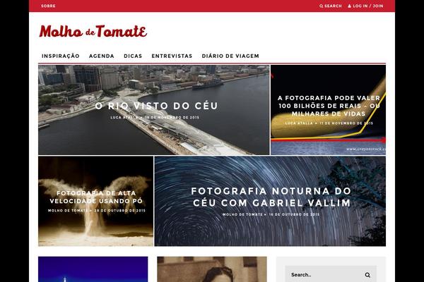 15Zine theme site design template sample