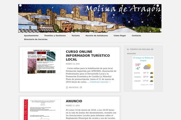 Foghorn theme site design template sample