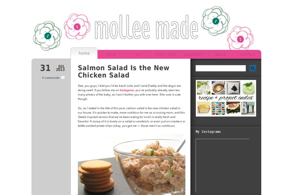 Typebased theme site design template sample