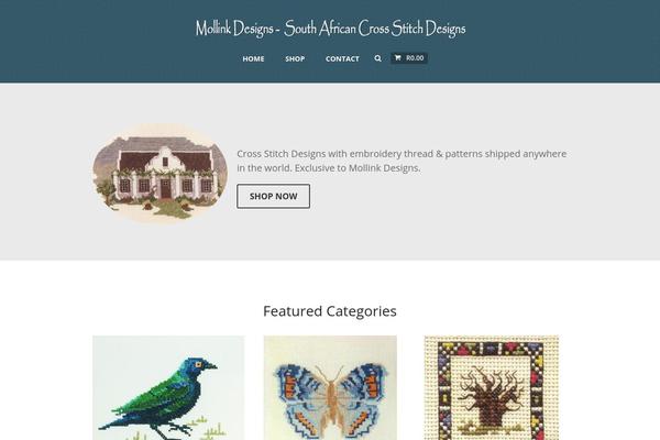Artificer theme site design template sample