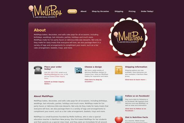 Quantum theme site design template sample