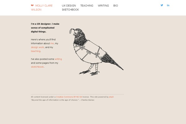 mollyclare.com site used Farley-blog