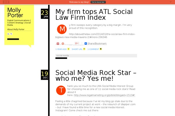 Esquire theme site design template sample