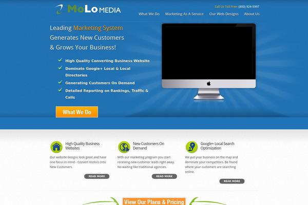 Inspire theme site design template sample