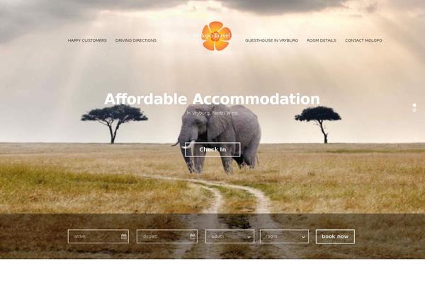 Salient theme site design template sample