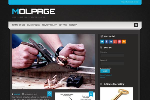 eyesite theme site design template sample