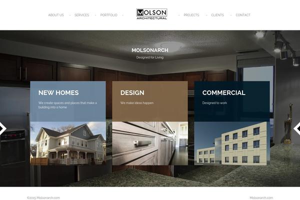Parker theme site design template sample